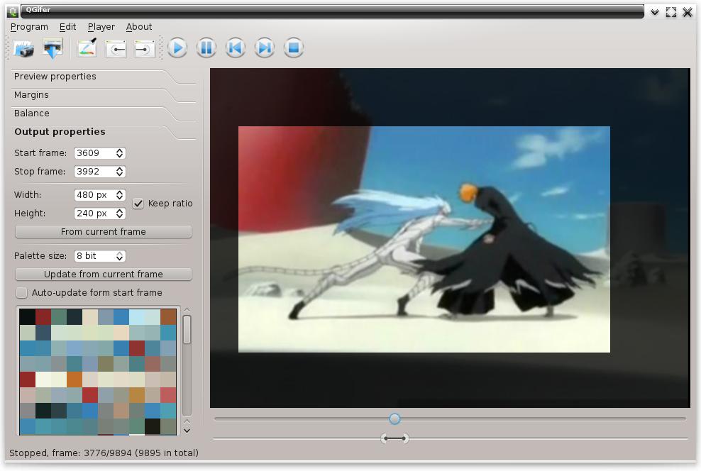 QGifer 0.1.0 Alpha software screenshot