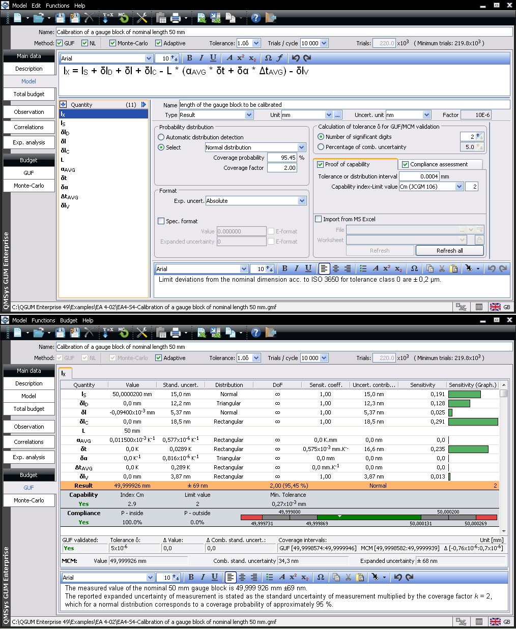 QMSys GUM Enterprise 4.9 Build (14.01.19) software screenshot