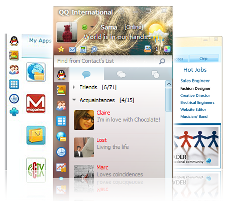 QQ International 1.61.2871 software screenshot