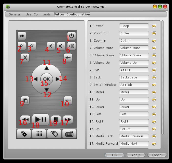 QRemoteControl-Server Portable 2.4.0 software screenshot