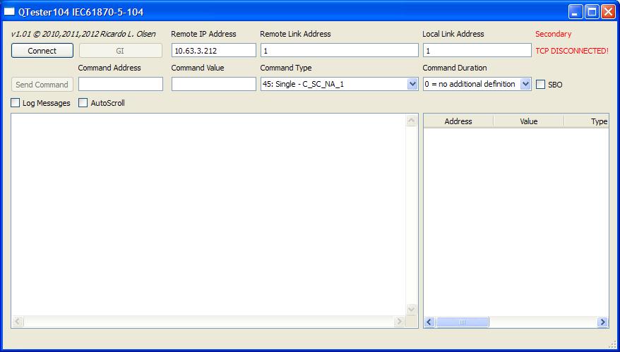 QTester104 1.05 software screenshot