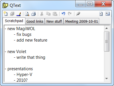 QText 4.11 software screenshot