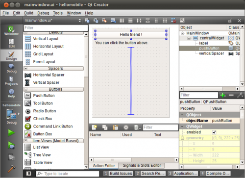 Qt Creator 4.2.2 software screenshot