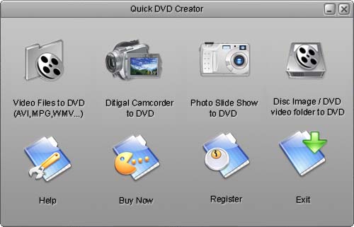 Quick DVD Creator 5.20 software screenshot