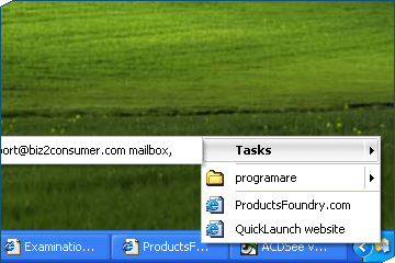 QuickLaunch 2.5 software screenshot