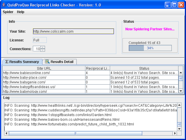 QuidProQuo 1.04 software screenshot