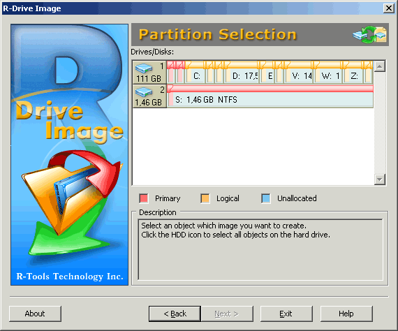 R-Drive Image 6.1.6106 software screenshot