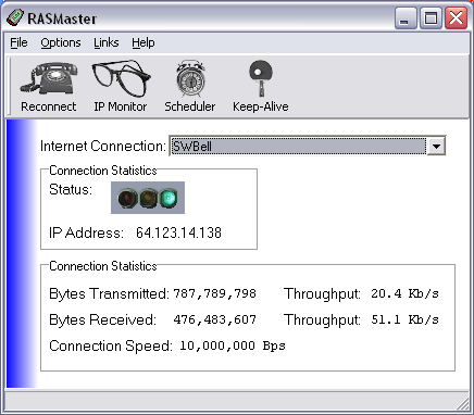 RASMaster 1.10 software screenshot
