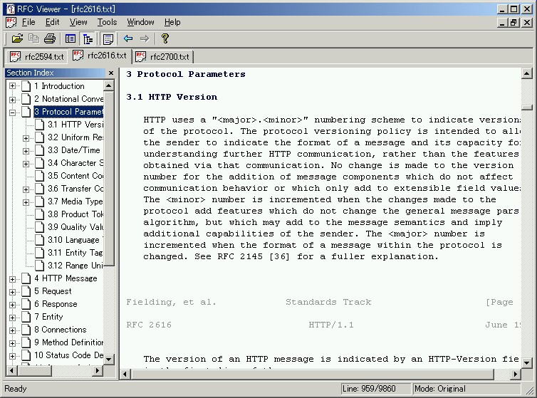 RFC Viewer 1.41 software screenshot