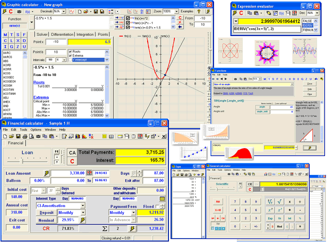 RICalc 1.4.0.1 software screenshot