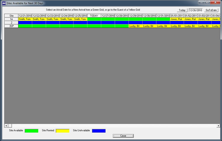 RV Park 3.5.12 software screenshot