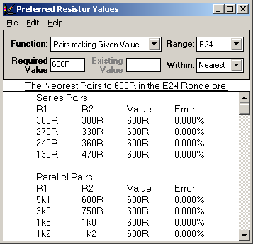 RVal 2.00 software screenshot