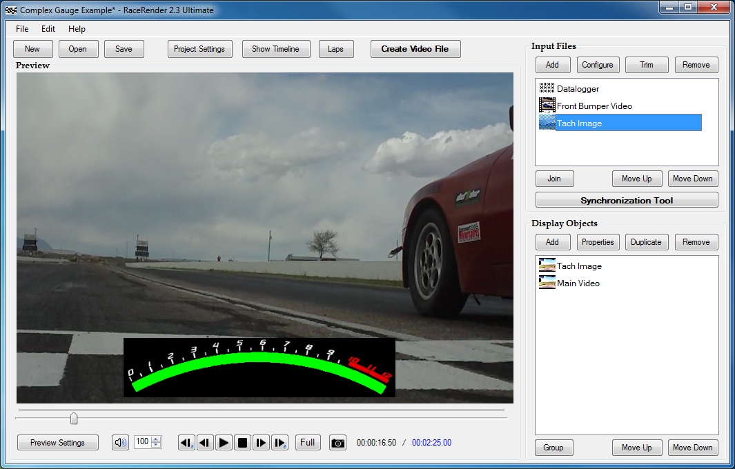 RaceRender 3.5.7a software screenshot