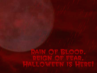Rain Of Blood Halloween Wallpaper 2.0 software screenshot