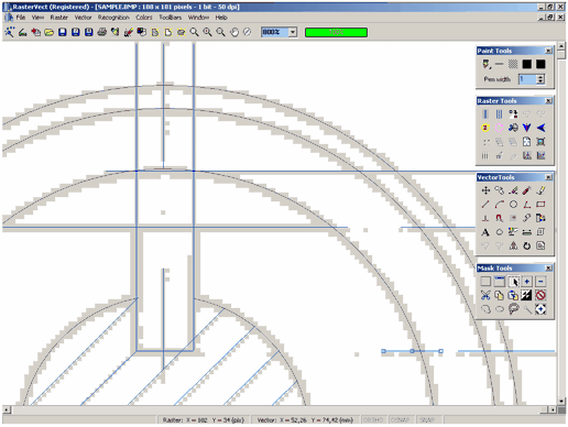RasterVect 24.3 software screenshot