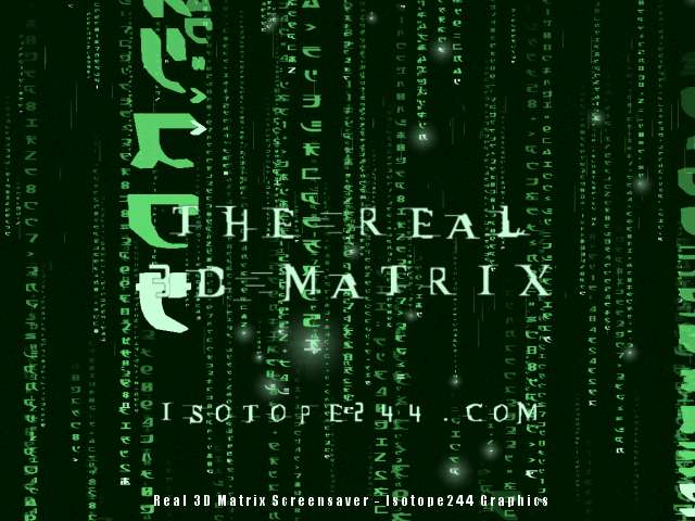 Real 3D Matrix 3.02 software screenshot