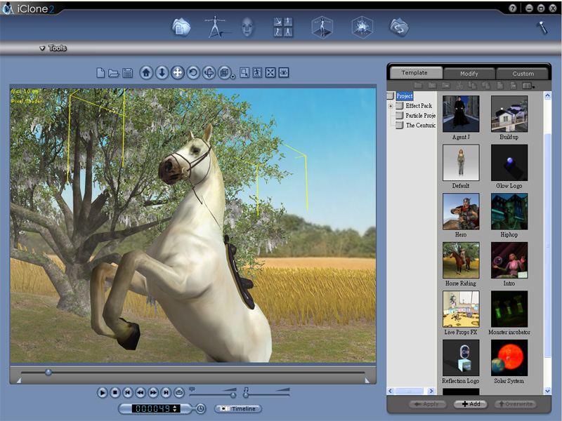 Reallusion iClone Studio Edition 2.5 software screenshot