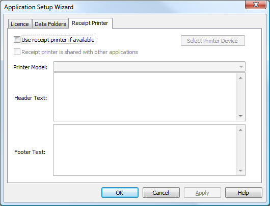 Receipt Printer 1.0.1 software screenshot
