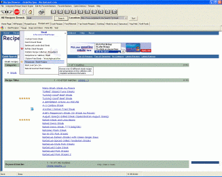 Recipe Browser 1.2 software screenshot