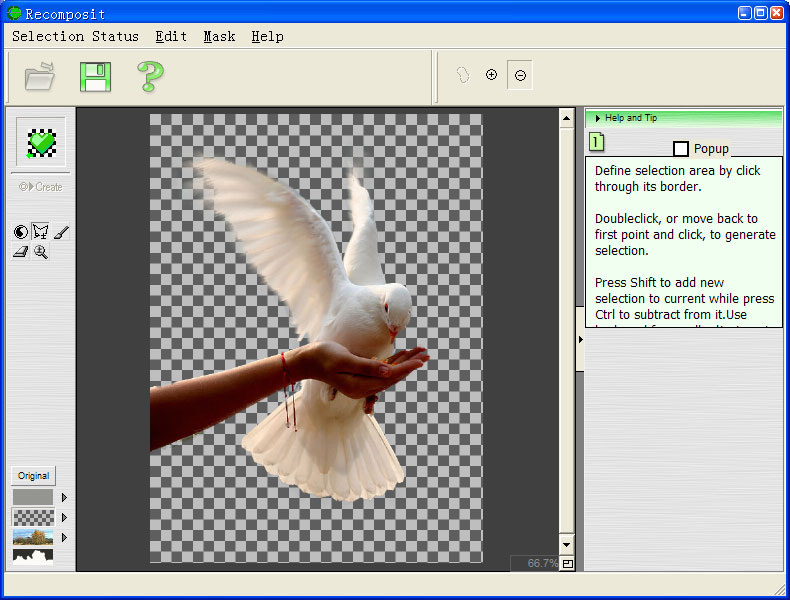 Recomposit 5.5 software screenshot