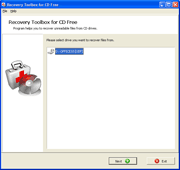 Recovery Toolbox for CD Free 1.1.12 software screenshot