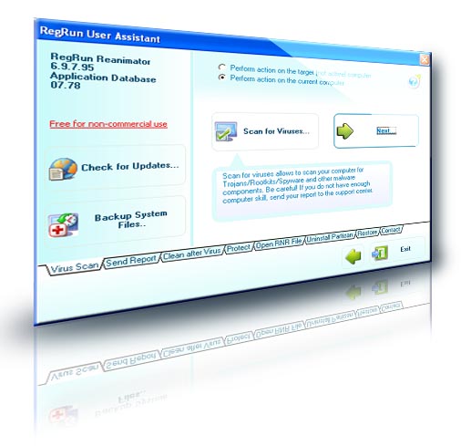 RegRun Security Suite Platinum 8.90.0.590 software screenshot
