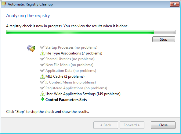 Registry Life 3.37 software screenshot