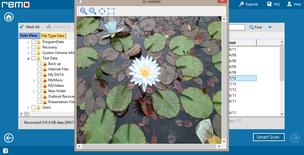 Remo Recover 4.0.0.34 software screenshot