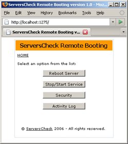 Remote Booting 1.3 software screenshot