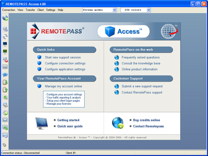RemotePass Access 5.0.0 software screenshot