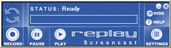 Replay Screencast 1.21 software screenshot