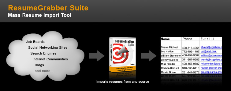 ResumeGrabber Suite 1.0.0.72 software screenshot