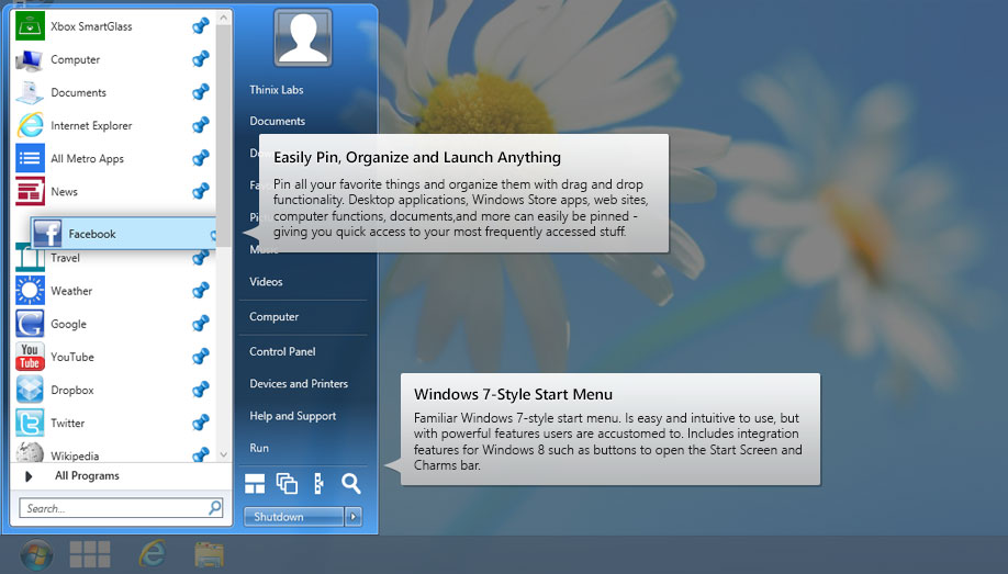 RetroUI 3.1.6.0 software screenshot