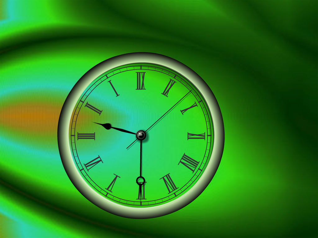 Reverse Clock ScreenSaver 2.3 software screenshot