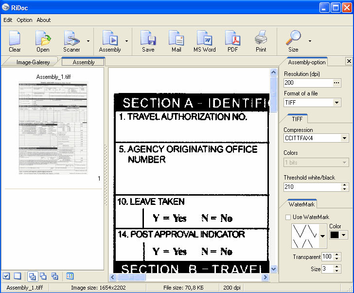 RiDoc 4.4.1.2 software screenshot
