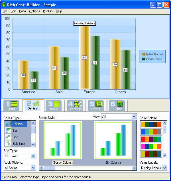 Rich Chart Builder 1.0 software screenshot