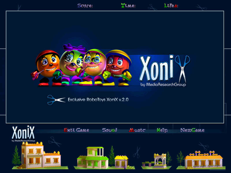 RoboToys Xonix 2.0 software screenshot