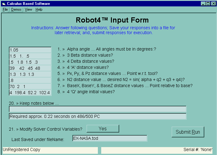 Robot4 6.1.2 software screenshot