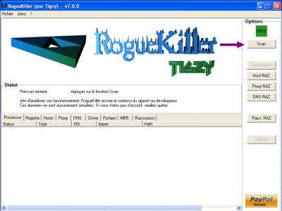 RogueKiller 12.10.9.0 software screenshot
