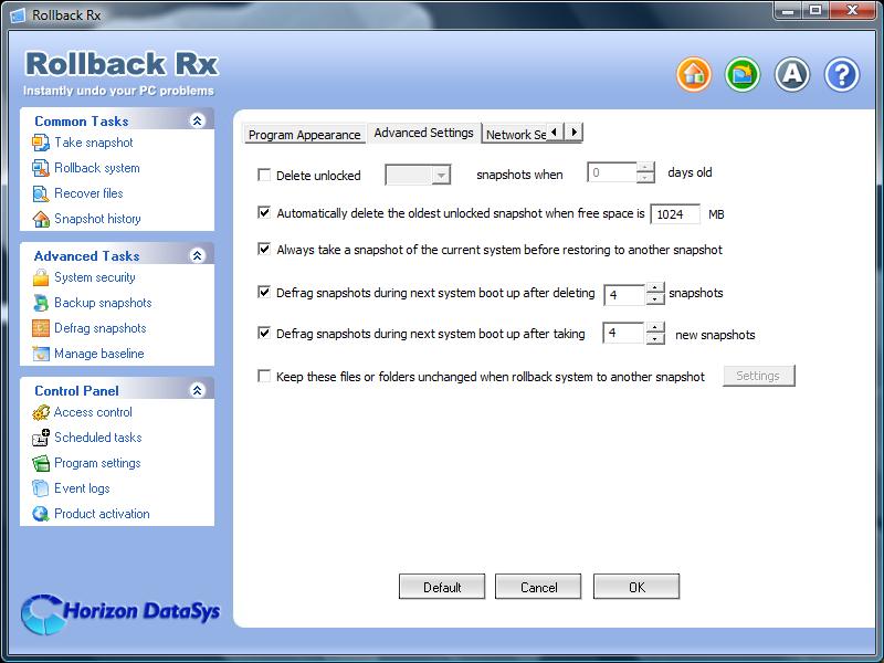 RollBack Rx Software - Professional 8.1 software screenshot