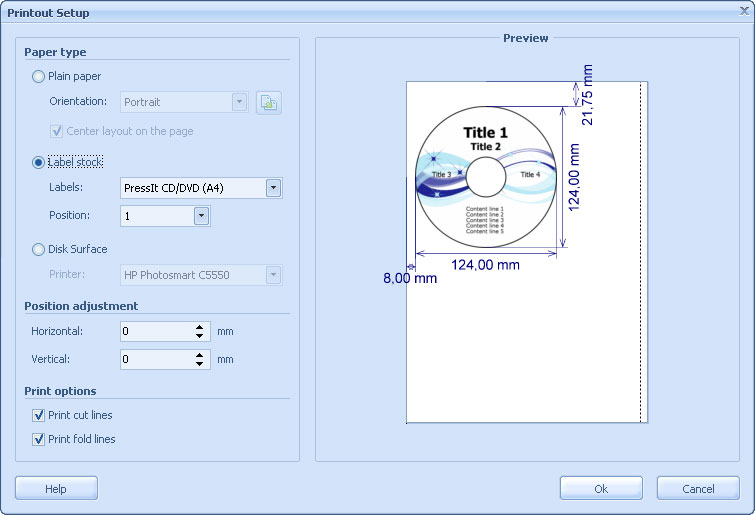RonyaSoft CD DVD Label Maker 3.02.13 software screenshot