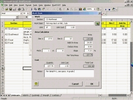 RoofCOST Estimator 14.0 software screenshot