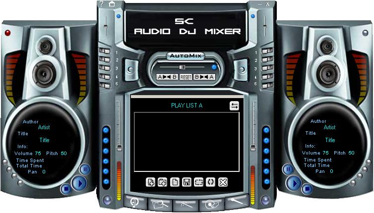 SC Free Audio DJ Mixer 1.2.0.1 software screenshot