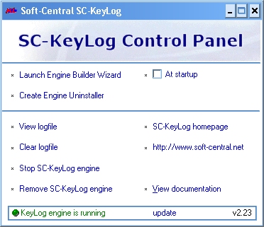 SC-KeyLog Free 2.25 software screenshot