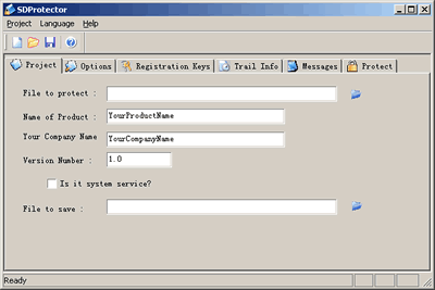 SDProtector Pro 1.12 software screenshot