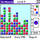 SG Match for PALM 1.0 software screenshot
