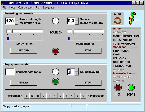 SIMPLEX 2.3.0 software screenshot