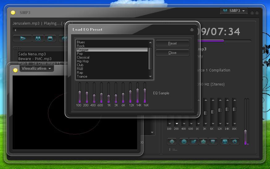 SMP3 1.1 software screenshot