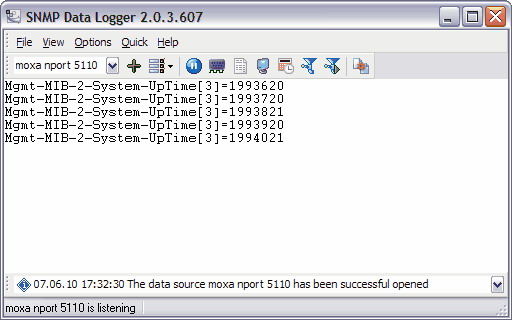 SNMP Data Logger 2.7.3.415 software screenshot
