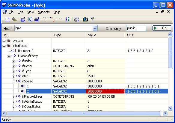 SNMP-Probe 2.0.0 software screenshot